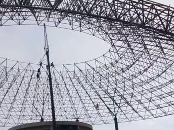 通州篮球馆球形网架厂家价格